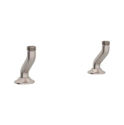 Perrin & Rowe U.6793STN-2 - Georgian Era™ Bridge Kitchen Faucet Deck Unions