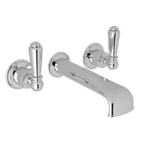 Perrin & Rowe U.3580L-APC/TO - Edwardian™ Wall Mount Tub Filler Trim With U-Spout