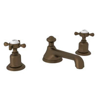 Perrin & Rowe U.3706X-EB-2 - Edwardian™ Widespread Lavatory Faucet With Low Spout