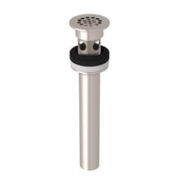 Perrin & Rowe 7444STN - Lavatory Grid Drain With Overflow
