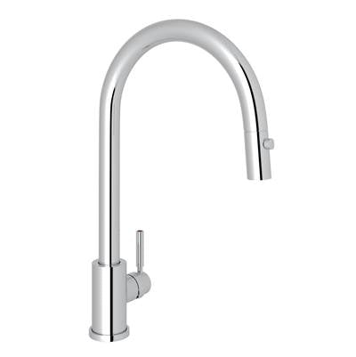 Perrin & Rowe U.4044APC-2 - Holborn™ Pull-Down Kitchen Faucet With C-Spout