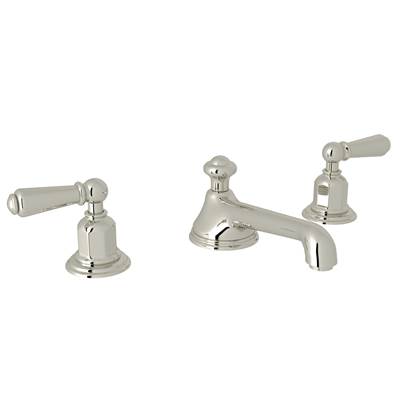 Perrin & Rowe U.3705L-PN-2 - Edwardian™ Widespread Lavatory Faucet With Low Spout
