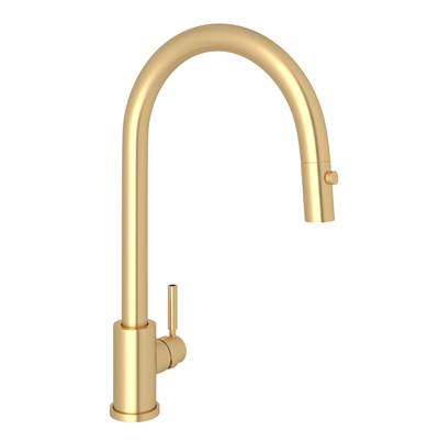Perrin & Rowe U.4044SEG-2 - Holborn™ Pull-Down Kitchen Faucet With C-Spout