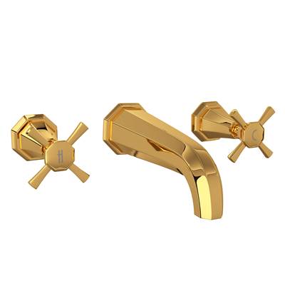 Perrin & Rowe U.3171X-EG/TO-2 - Deco™ Wall Mount Lavatory Faucet Trim