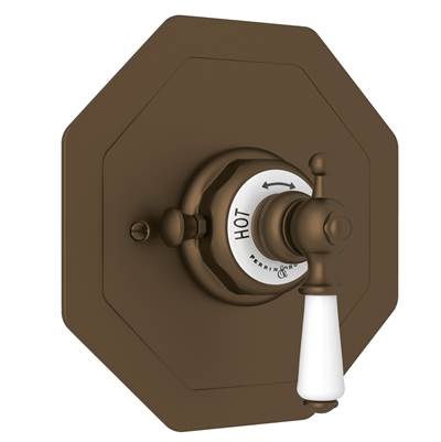 Perrin & Rowe U.5585L-EB/TO - Edwardian™ 3/4" Octagonal Thermostatic Trim Without Volume Control