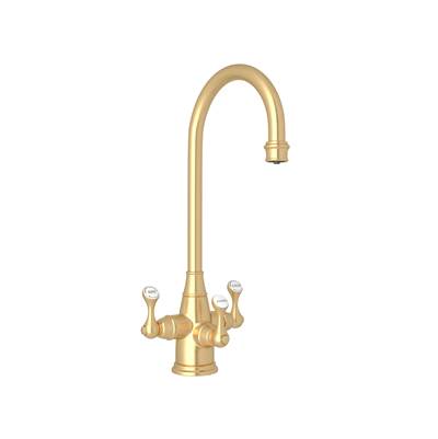 Perrin & Rowe U.1220LS-SEG-2 - Georgian Era™ Three Handle Bar/Food Prep Filter Kitchen Faucet