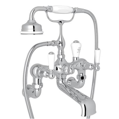 Perrin & Rowe U.3510L/1-APC - Traditional Exposed Wall Mount Tub Filler
