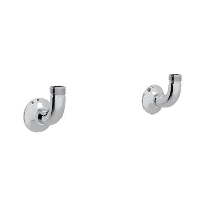 Perrin & Rowe U.6792APC-2 - Georgian Era™ Bridge Kitchen Faucet Wall Unions