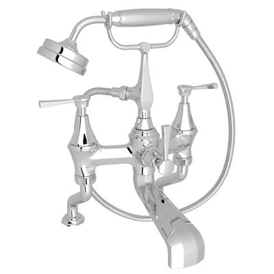 Perrin & Rowe U.3100LS/1-APC - Deco™ Exposed Deck Mount Tub Filler