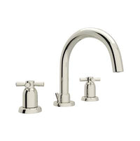 Perrin & Rowe U.3956X-PN-2 - Holborn™ Widespread Lavatory Faucet With C-Spout