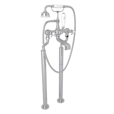 Perrin & Rowe U.3521X/1-APC - Traditional Floor Mount Tub Filler