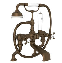 Perrin & Rowe U.3501X/1-EB - Traditional Exposed Deck Mount Tub Filler