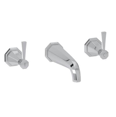 Perrin & Rowe U.3178LS-APC/TO - Deco™ Wall Mount Tub Filler Trim
