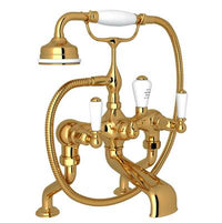Perrin & Rowe U.3500L/1-ULB - Traditional Exposed Deck Mount Tub Filler