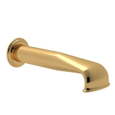 Perrin & Rowe U.3585EG - Edwardian™ Wall Mount Tub Spout With U-Spout