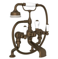 Perrin & Rowe U.3500L/1-EB - Traditional Exposed Deck Mount Tub Filler