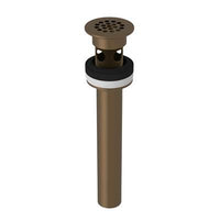Perrin & Rowe 7444EB - Lavatory Grid Drain With Overflow