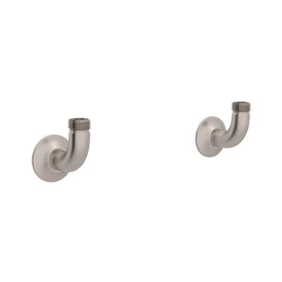 Perrin & Rowe U.6792STN-2 - Georgian Era™ Bridge Kitchen Faucet Wall Unions