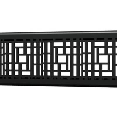 Quick Drain DECO18-MB - Drain Cover Deco 18In Matte Black