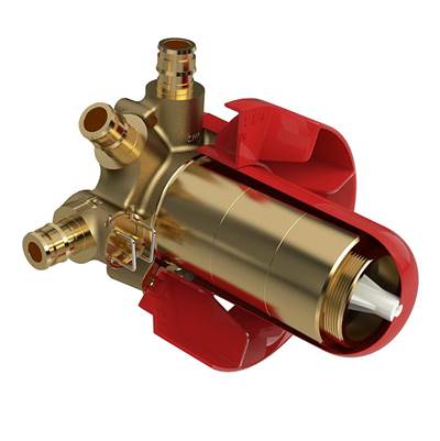 Riobel Pro R95-EX - 1/2" Therm & Pressure Balance Rough-In Valve With Up To 5 Functions