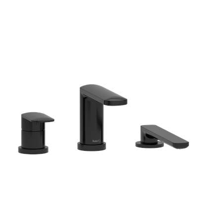 Riobel Pro TEV10BK - Ever 3-Hole Deck Mount Tub Filler Trim
