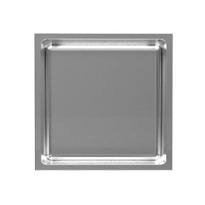 Rubi RNK12R-IB - Nikia Recessed Niche 12'' Radius Corners Br.Inox