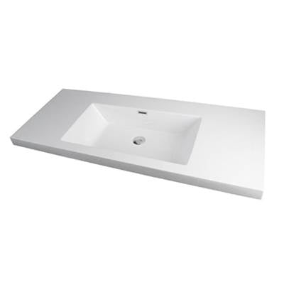 Rubi RTO120SBL - Slim Basin White