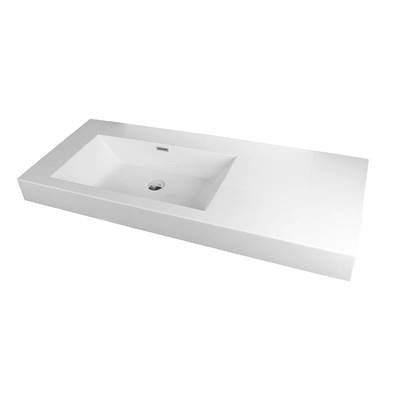 Rubi RTO121BL - Countertop Basin With Overflow White