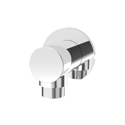 Rubi RA100CC - Round Slip-On Water Outlet Chrome