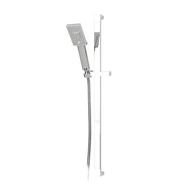 Rubi RAF120CC - Yuma Sliding Shower Rail 3 Jets H-Shower Chrome