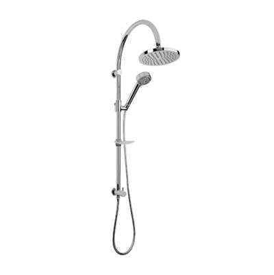 Rubi RLU4103CC - Luvia Round Shower Set Column Chrome