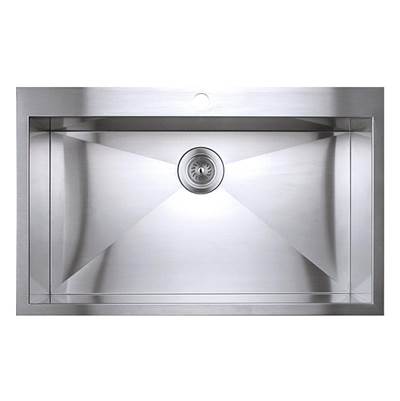 Rubi RSY820S - Syrah Single Drop-In Sink 32-1/4'' X 20'' X 7-7/8''