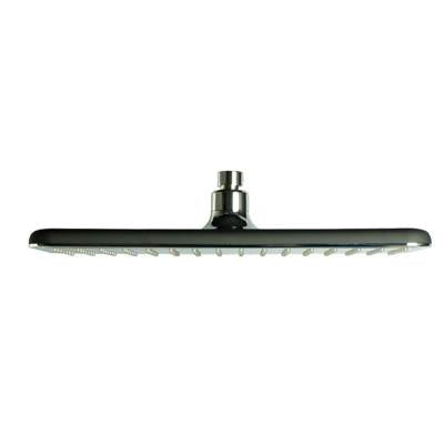 Rubi RIR350BC - Iris Rect. Shower Head 125Mm X 350Mm Black/Chrome