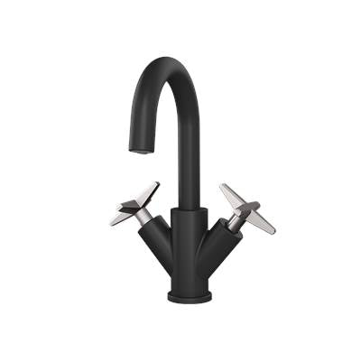 Rubi RLX11WDBKIX - Lexa Single Hole Basin Faucet Without Drain Matte Black - Stainless Steel