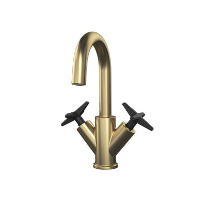 Rubi RLX11WDORBK - Lexa Single Hole Basin Faucet Without Drain Brushed Gold - Matte Black