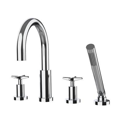 Rubi RLX24CC - Lexa 4Pcs Bath Faucet Chrome