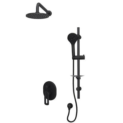 Rubi RMY715BK - Myrto 1/2'' P. Bal. Shower Set Matte Black