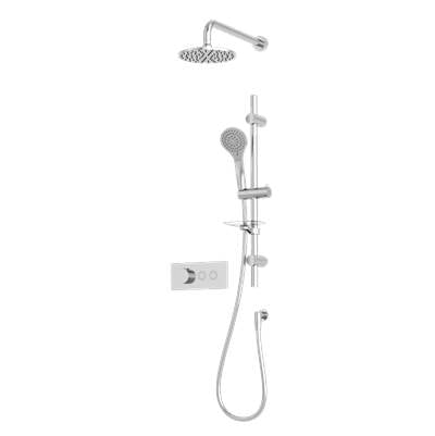 Rubi RON855CC - On 1/2'' Therm. Set Xon69 Round Shower Head Chrome