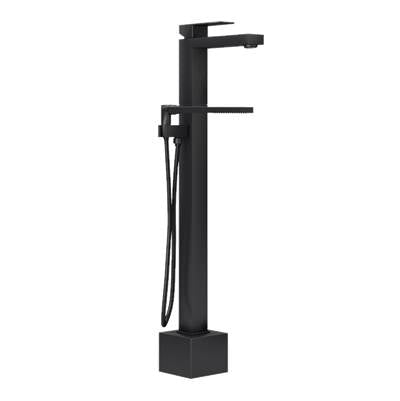 Rubi RQT21XD2BK - Quatro Free-Stand.Bath.Mxr. Matte Black