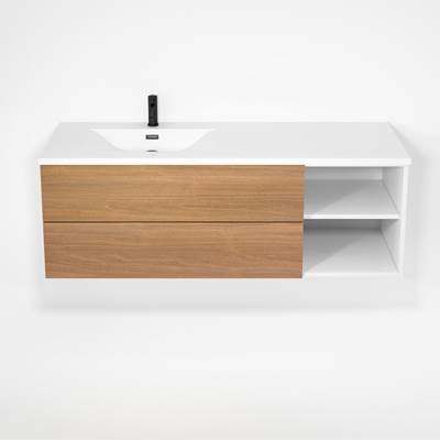 Rubi RHS1400LK02MBL-NO - Haus Cabinet/Basin/Without Legs Set Mbl+No