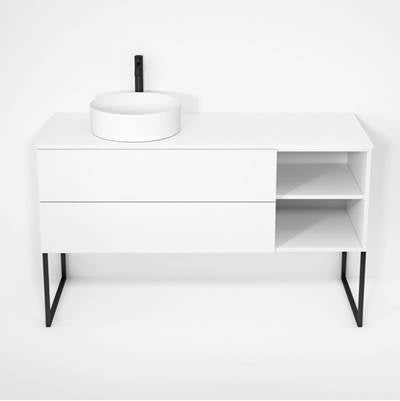 Rubi RHS1400LKU01MBL - Haus Cabinet/Laminate Top/U Legs Set Mbl