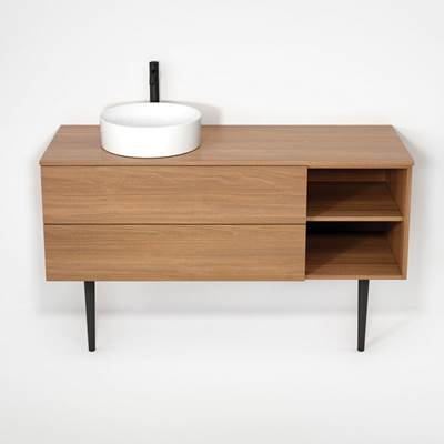 Rubi RHS1400LKV01NO - Haus Cabinet/Laminate Top/Cone Legs Set No