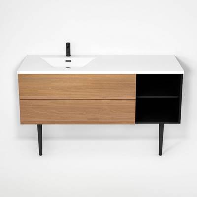 Rubi RHS1400LKV02MBK-NO - Haus Cabinet/Basin/Cone Legs Set Mbk+No