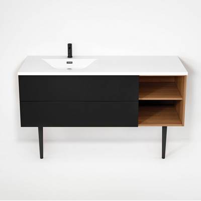 Rubi RHS1400LKV02NO-MBK - Haus Cabinet/Basin/Cone Legs Set No+Mbk
