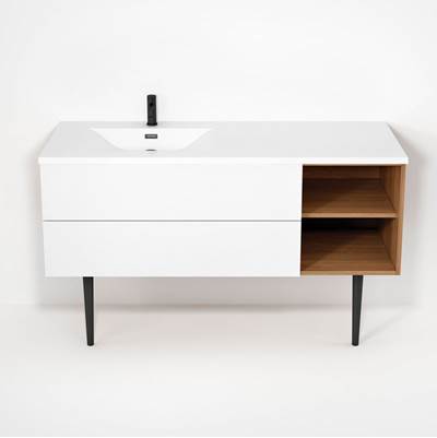 Rubi RHS1400LKV02NO-MBL - Haus Cabinet/Basin/Cone Legs Set No+Mbl