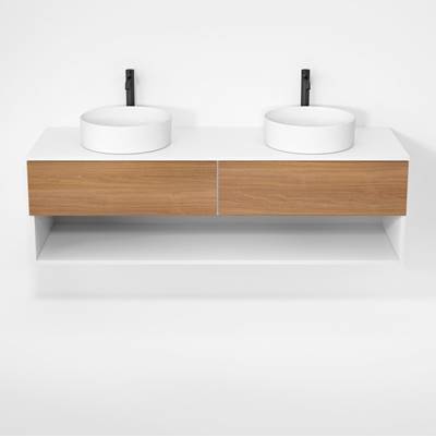 Rubi RHS1600DK01MBL-NO - Haus Cabinet/Laminate Top/Without Legs Set Mbl+No