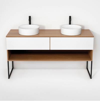 Rubi RHS1600DKU01NO-MBL - Haus Cabinet/Laminate Top/U Legs Set No+Mbl