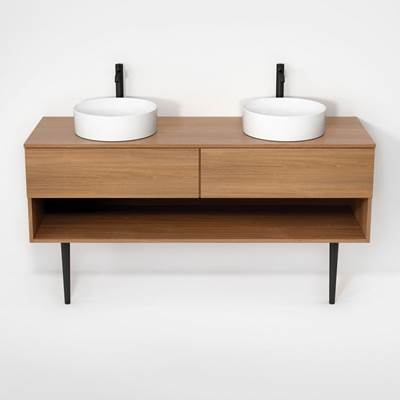 Rubi RHS1600DKV01NO - Haus Cabinet/Laminate Top/Cone Legs Set No