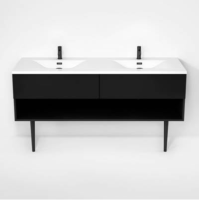 Rubi RHS1600DKV02MBK - Haus Cabinet/Basin/Cone Legs Set Mbk