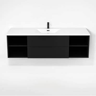 Rubi RHS1600K02MBK - Haus Cabinet/Basin/Without Legs Set Mbk